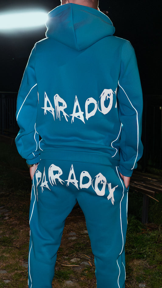 ''REBORN''-Tracksuit Cyan Blue