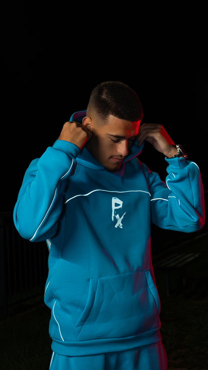 Hoodie Cayan Blue